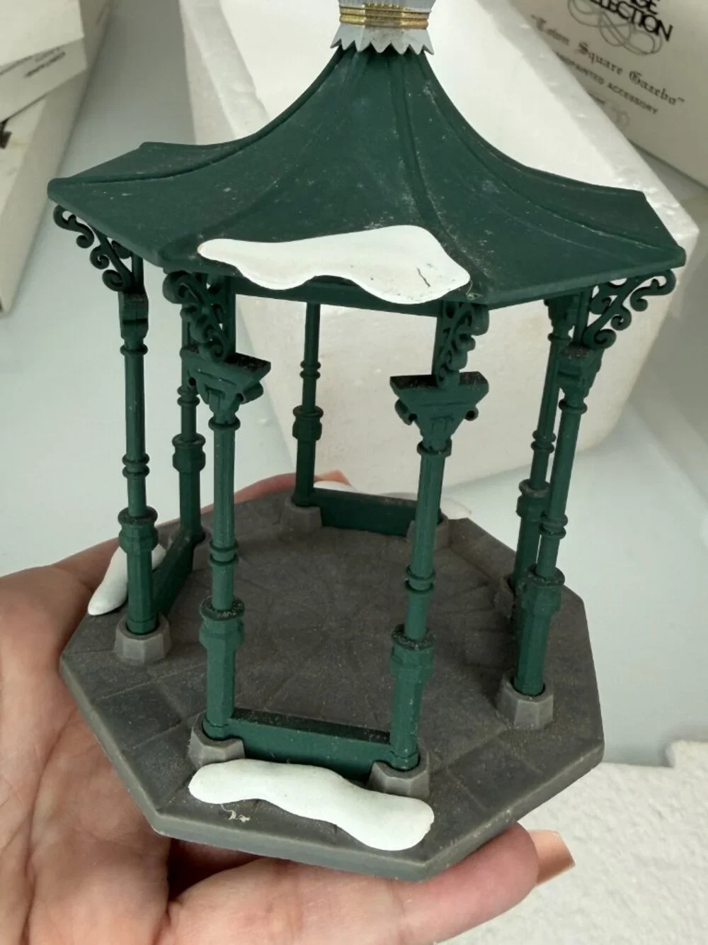 Dept. 56 Village Wrought Iron Gate, Fence, and Fence Extensions plus Gazebo